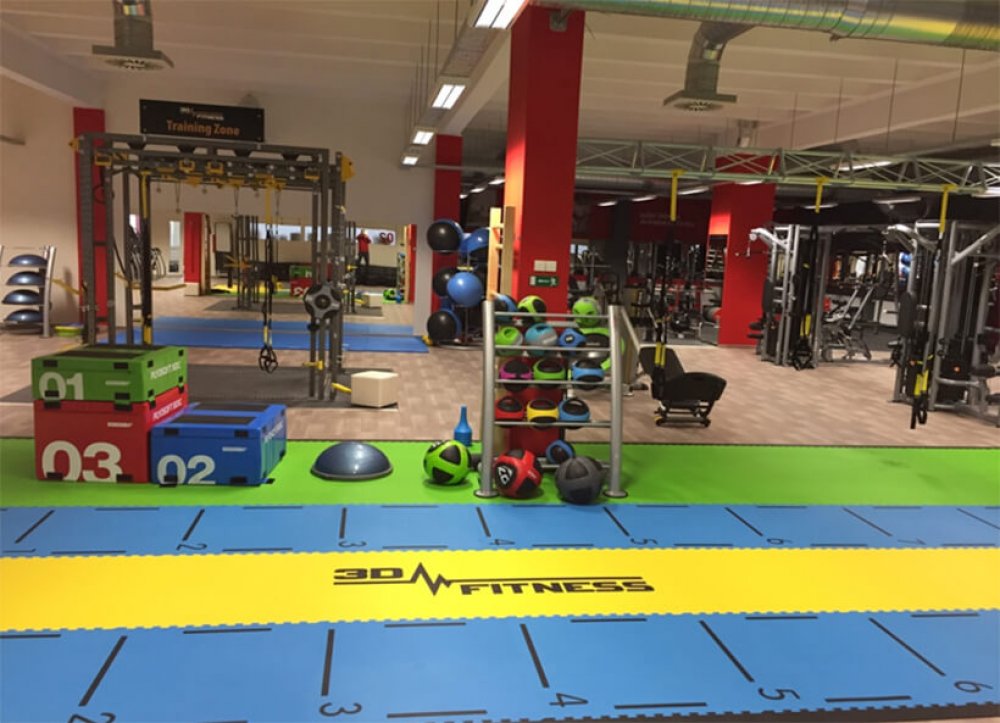 Fitness URAL v Sokolově, největší a nejmodernější fitness v Karlovarském kraji - realizace 3D FITNESS s.r.o.