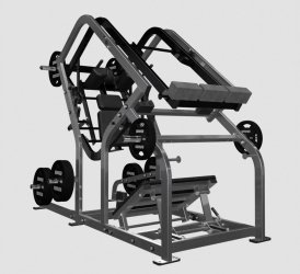 Plate Loaded Pendulum-X Squat