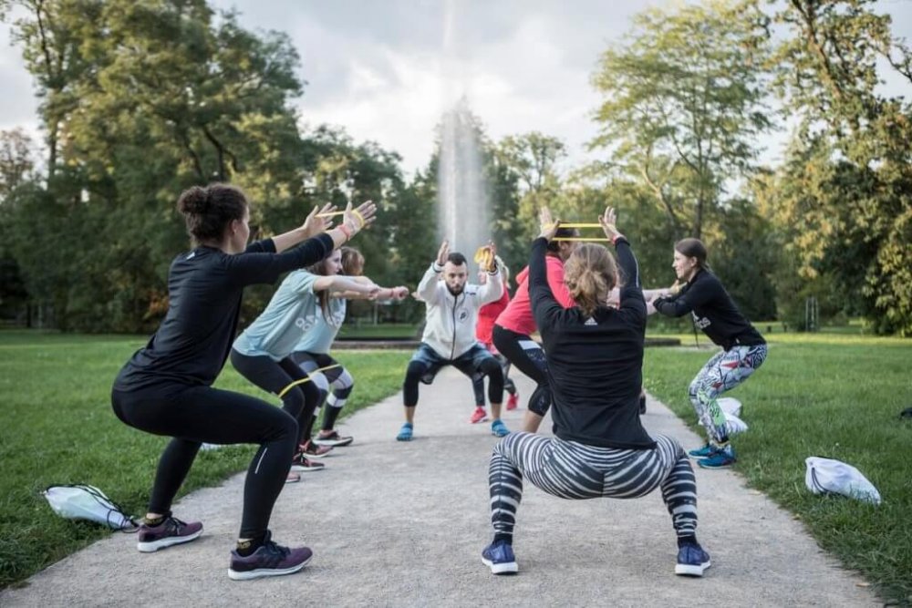 Adidas Here To Create – zábavný trénink pod vedením trenéra Filipa Raptopulose z 3D FITNESS Academy.